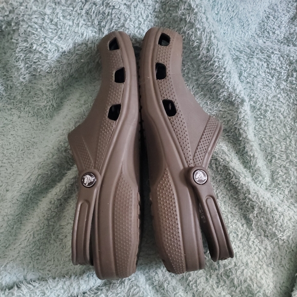 Crocs Brown Unisex Classic Clog sz. 10W - Picture 6 of 8